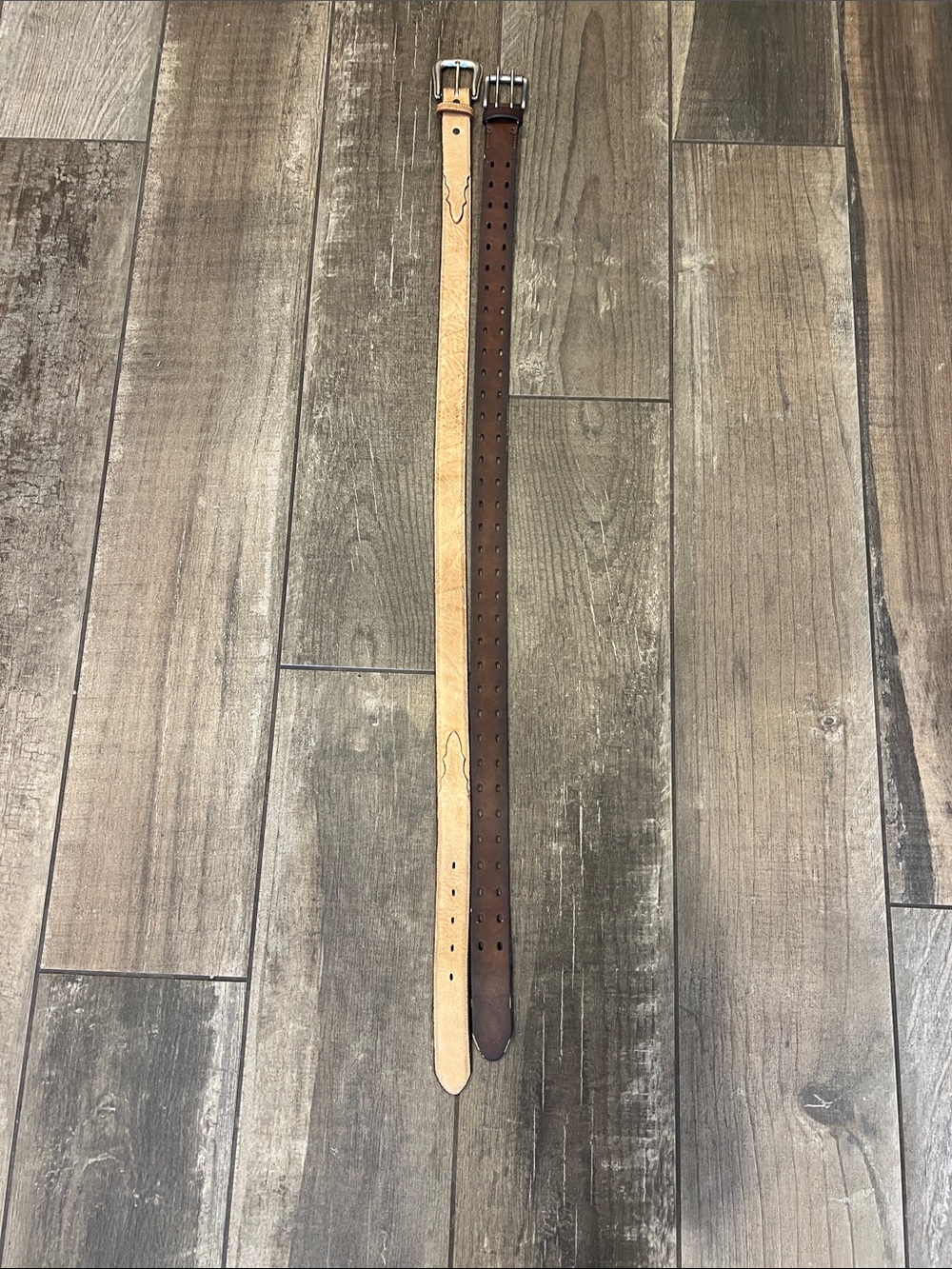 Tony Lama Leather Belt plus free one